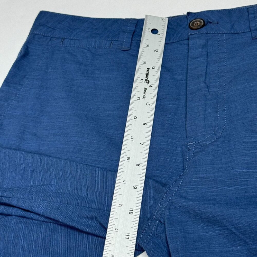 Flag & Anthem NWT Stretch Slub Shorts Casual Everyday Men 30 Navy Blue - Picture 7 of 14